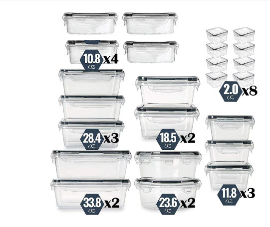 Airtight Square Storage Container Jar