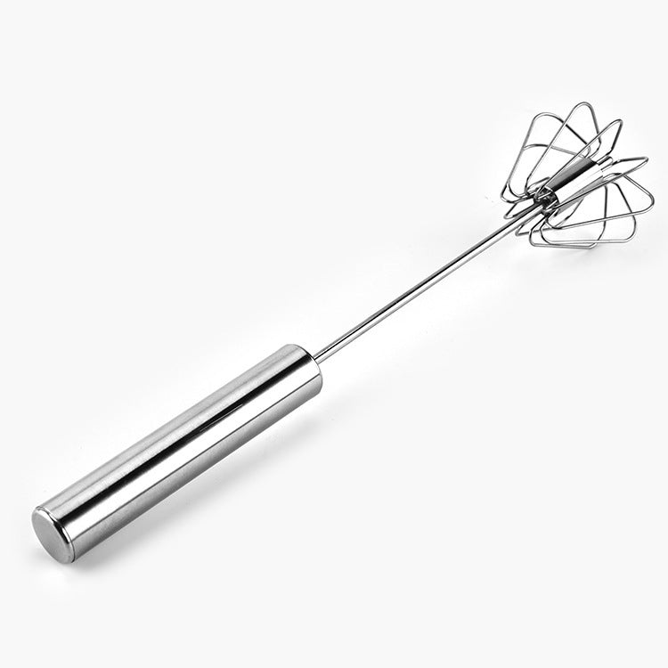 Stainless Steel Semi-Automatic Egg Beater