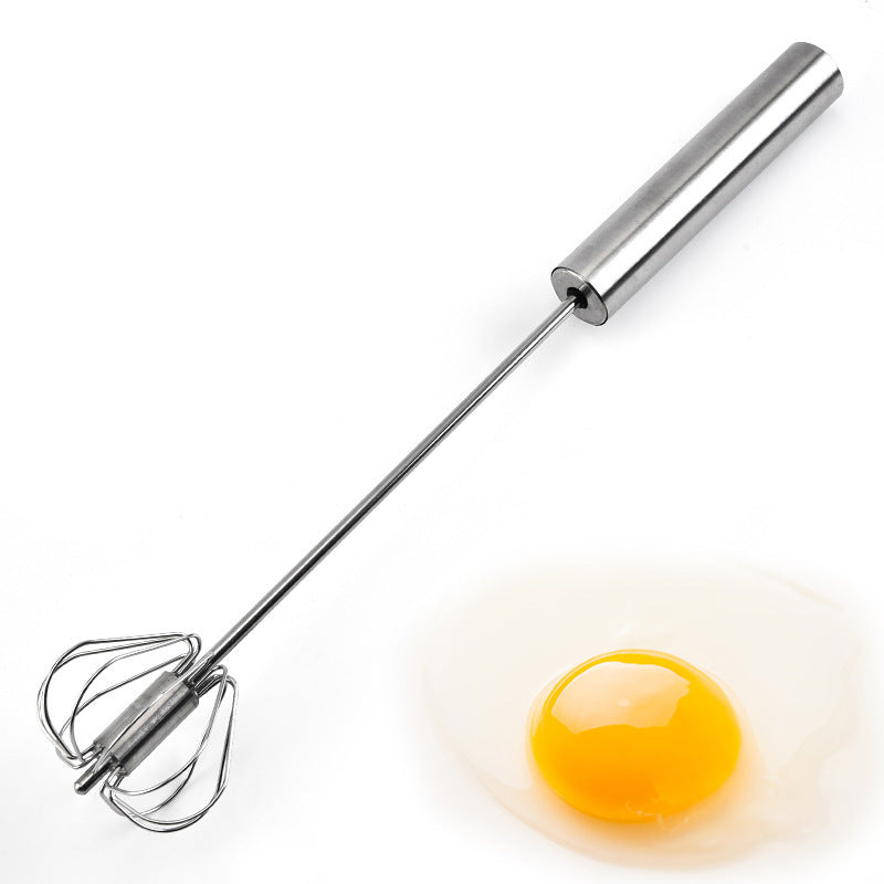 Stainless Steel Semi-Automatic Egg Beater