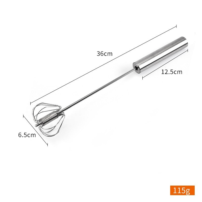 Stainless Steel Semi-Automatic Egg Beater