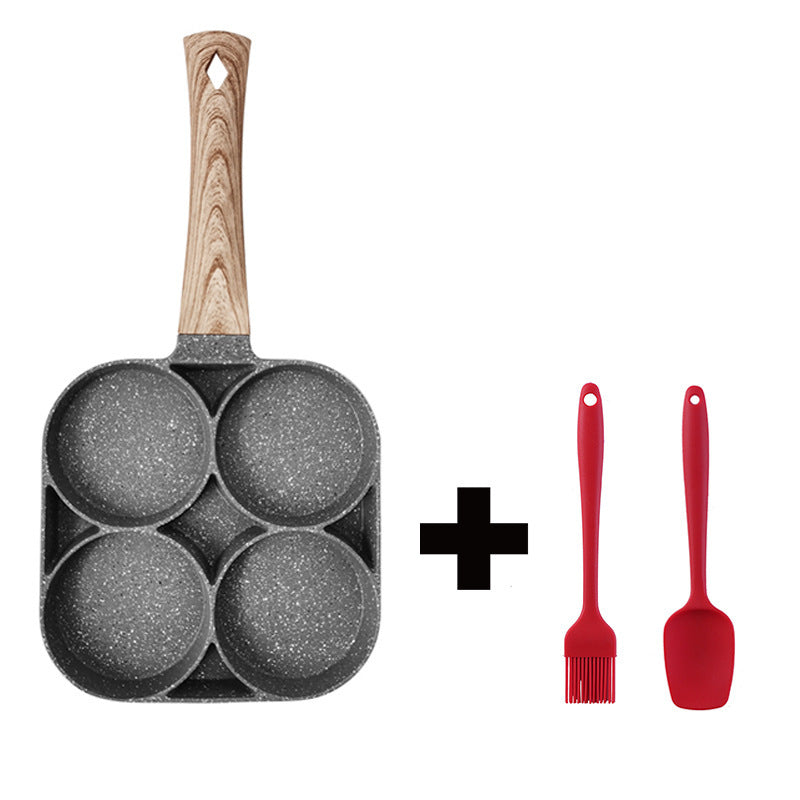 Multi-Functional 4-Hole Non-Stick Frying Pan