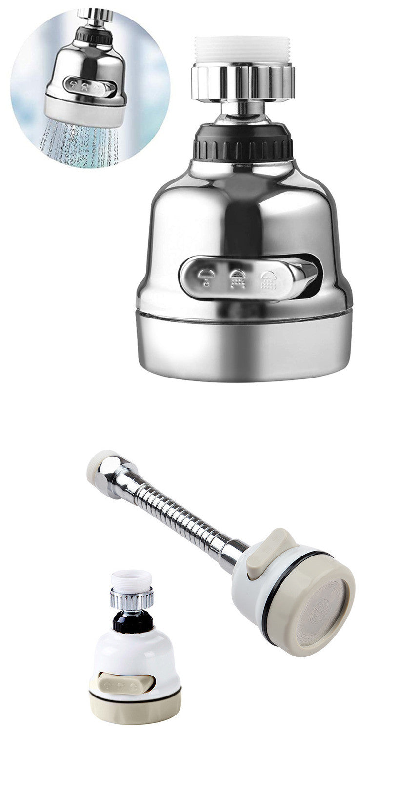 Shower Faucet Booster Splash Filter