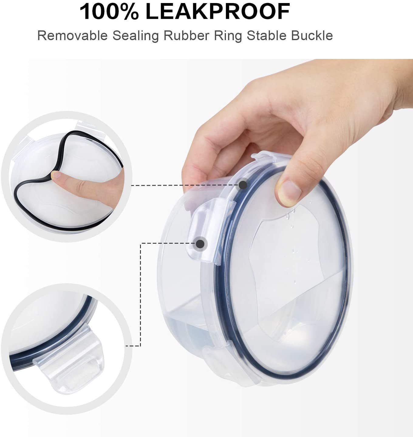 Airtight Square Storage Container Jar