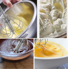 Stainless Steel Semi-Automatic Egg Beater