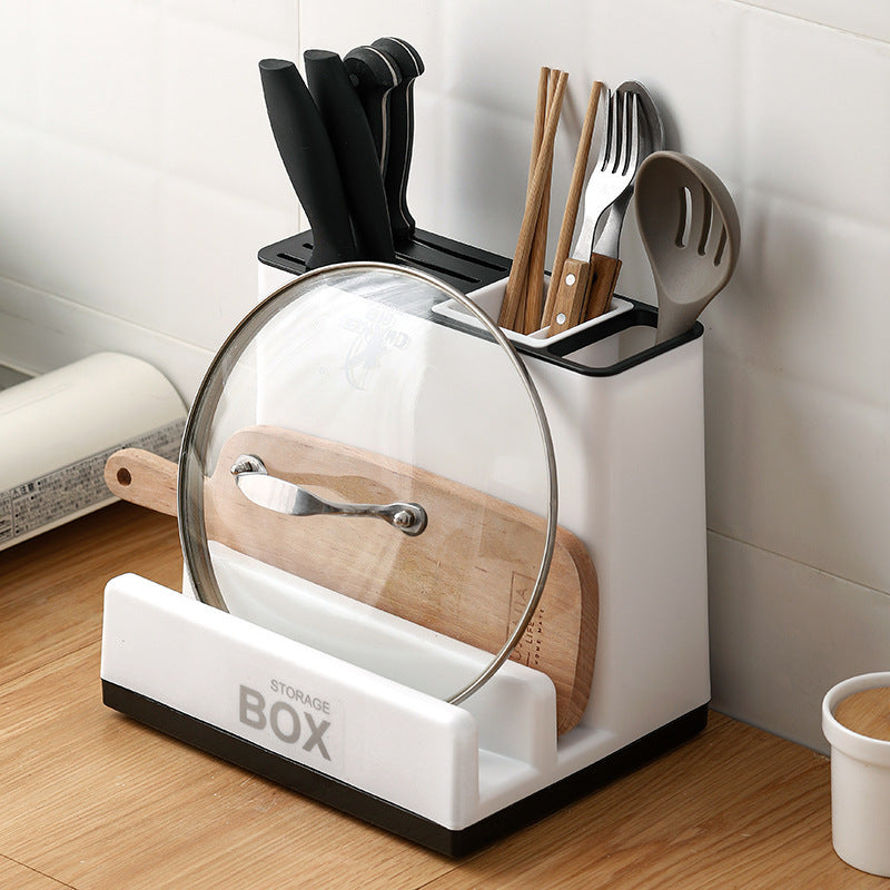 Plastic Tableware & Knife Storage Rack
