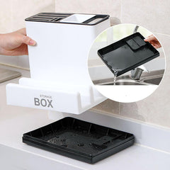 Plastic Tableware & Knife Storage Rack