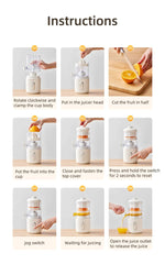 Wireless Electric Mini Fruit Juicer