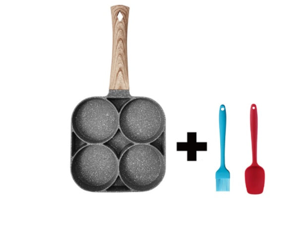 Multi-Functional 4-Hole Non-Stick Frying Pan