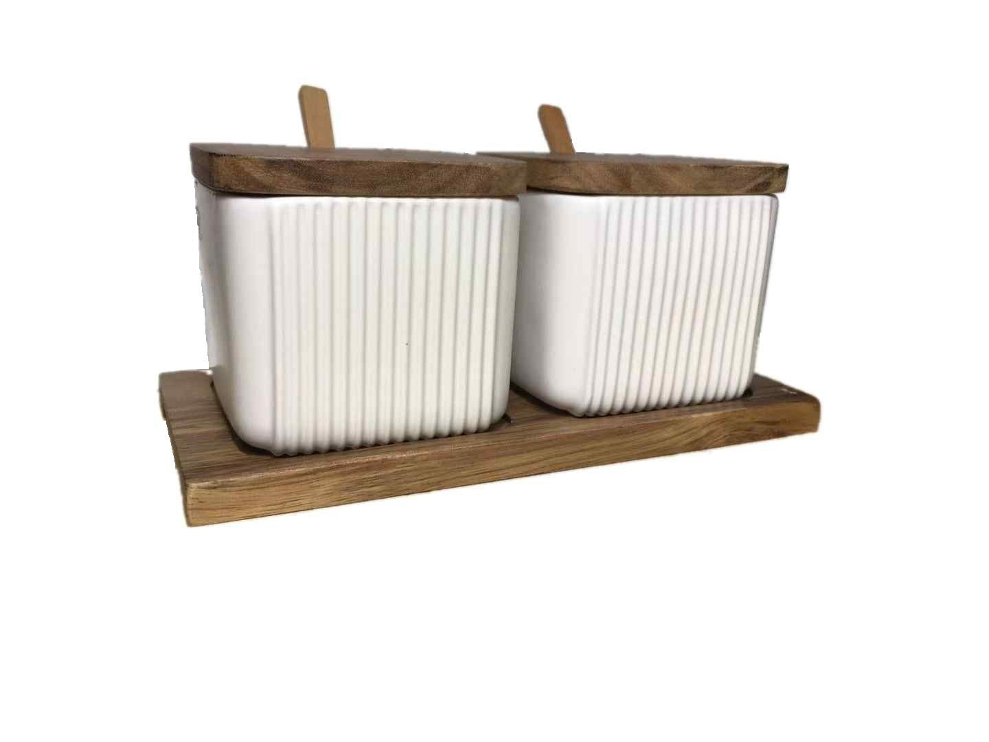 Ceramic Household Seasoning Box Set