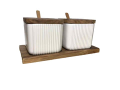 Ceramic Household Seasoning Box Set