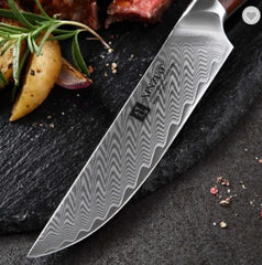 Damascus Steel Professional Steak Knife Set