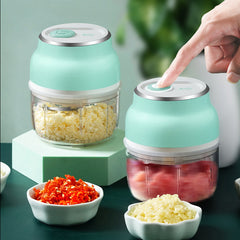 Portable Electric Mini Garlic & Food Chopper